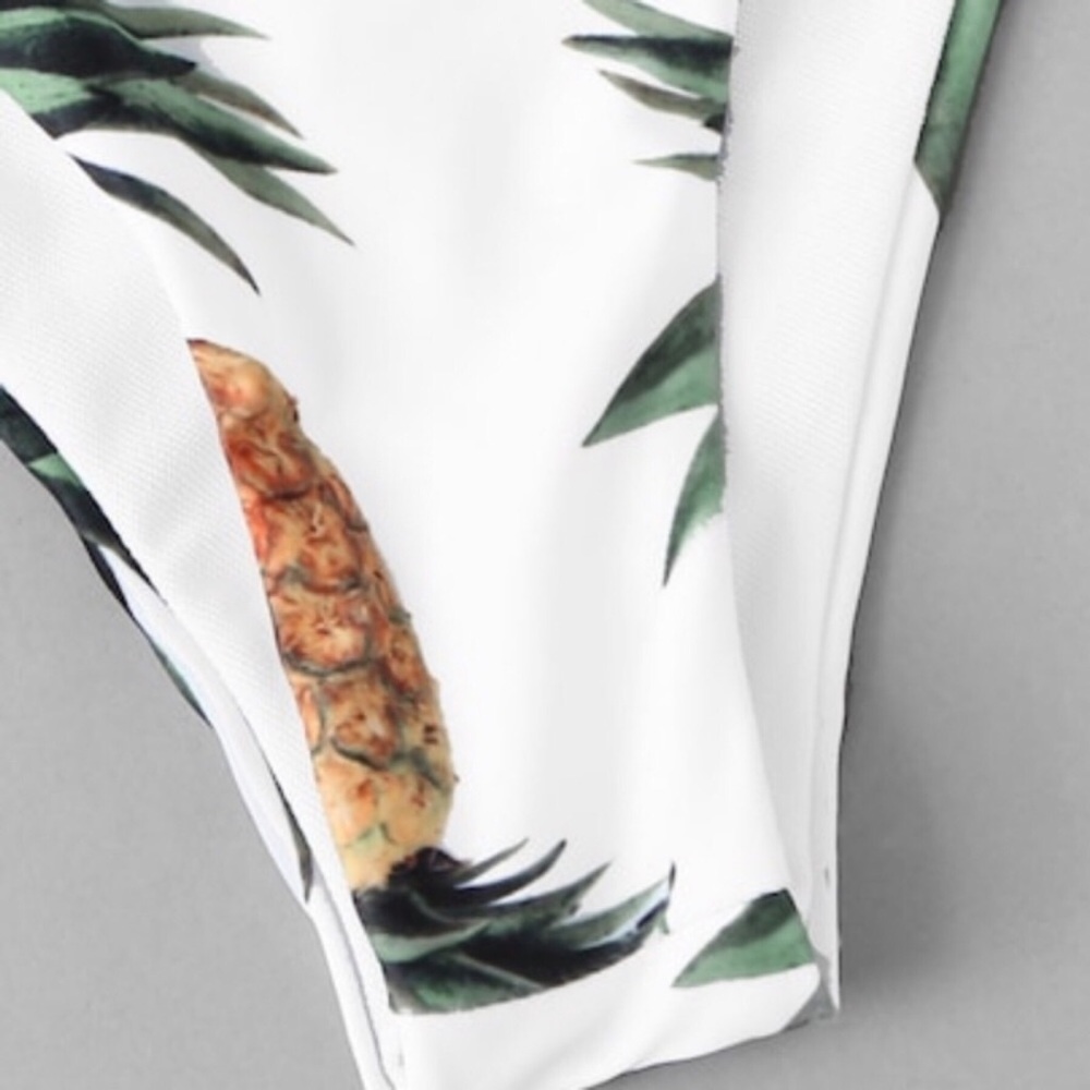 🏆HP🏆Pineapple Bandeau Bikini - Picture 5 of 5